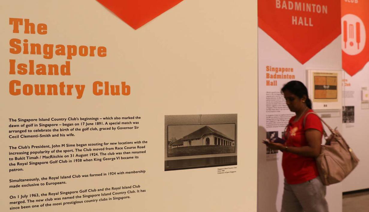Suasana Museum Olah Raga Singapura. (Bola.com/Arief Bagus)