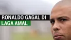 Berita video Ronaldo Luiz Nazario eks striker Real Madrid yang gagal tampil memukau di laga amal melawan AS Roma karena fisik yang kegemukan