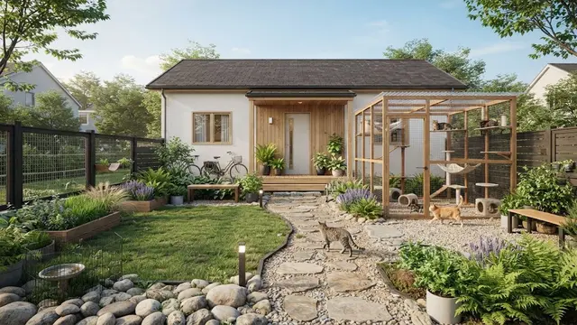 Desain Pekarangan Rumah yang Aman untuk Kucing