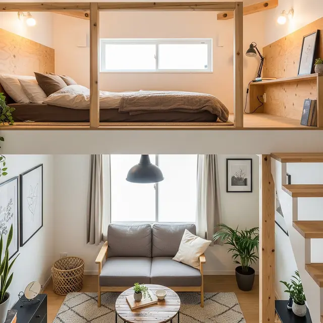 Gambar Rumah Mezzanine Murah tapi Cantik (Gemini AI)