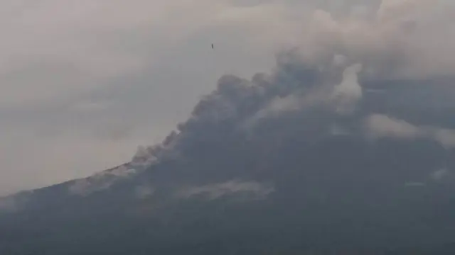 Gunung Semeru, Selasa (3/3/2020) sore