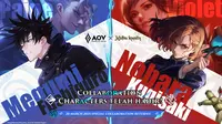 Arena of Valor kembali mengumumkan kolaborasi dengan Jujutsu Kaisen. (Dok: Garena)