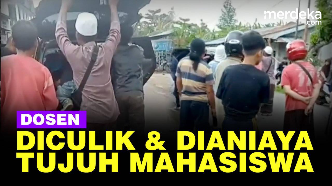 VIDEO: Diduga Dendam Karena Masalah Perempuan, 7 Mahasiswa Culik dan Aniaya Dosen