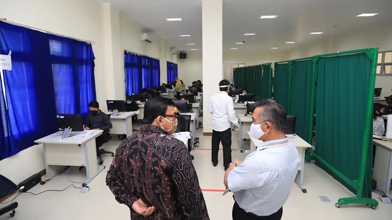 UTBK Sesuai Protokol Kesehatan Gugus Tugas Covid-19 Apresiasi Pemkot Tarakan