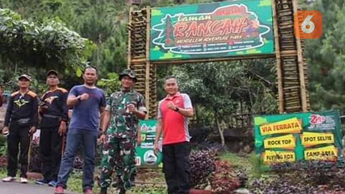 Pemandangan Igir Mendelem alias Bukit Jimat yang enak sebagai jalur gowes. (foto:Liputan6.com/kusfitriya marstyasih)