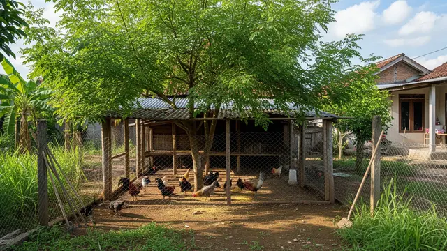 Tanaman Peneduh Alami untuk Kebun Ayam Pohon Kelor