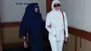 "Aku emang suka warna putih. Jadi setiap apapun momennya aku pake putih," ujar Bella di Pengadilan Agama Jakarta Selatan, Rabu (20/4/2016). (Deki Prayoga/Bintang.com)