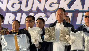 Modus Koper dan Matras, Bea Cukai dan BNN Sita 3,37 Ton Ganja dari Thailand