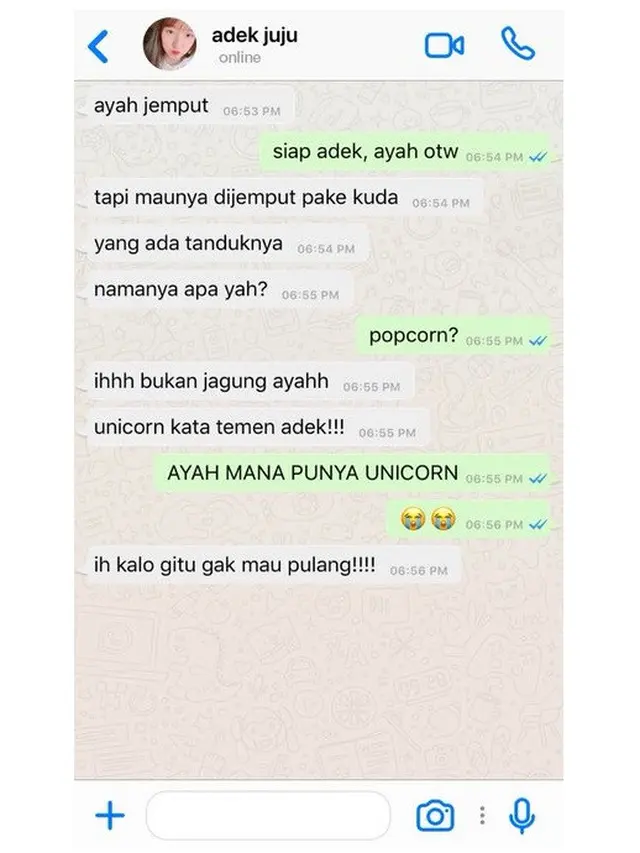 6 Chat Anak ke Ayah Minta Jemput Ini Bikin Senyum