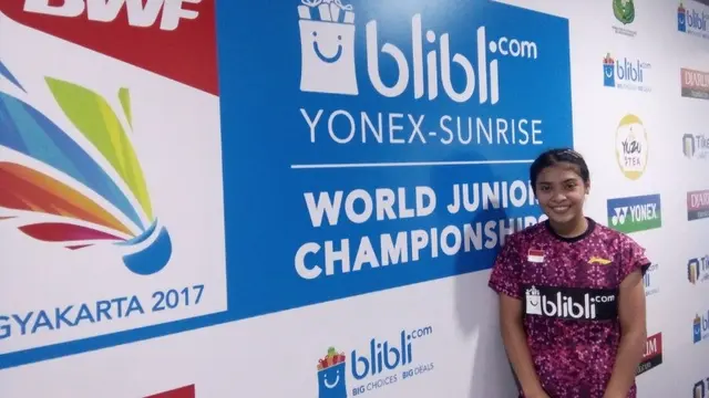 Gregoria Mariska Tunjung ; Kejuaraan Dunia Junior 2017