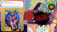 Cek Fakta: Video Penemuan Ubi Ungu Mirip Orang Ini Hasil AI