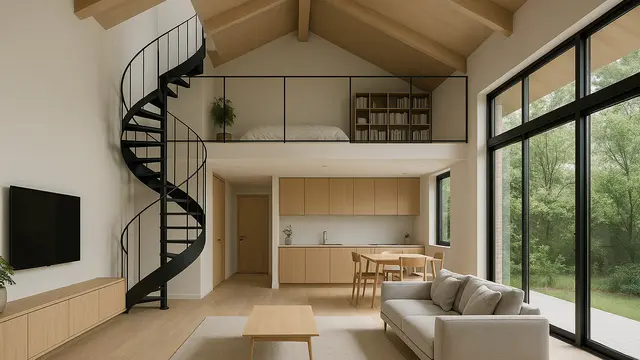 Model Rumah Minimalis 1 Lantai/Ilustrasi gambar oleh AI