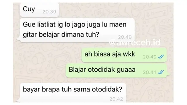Chat Lucu Basa Basi Doang Ini Bikin Ketawa Ngakak