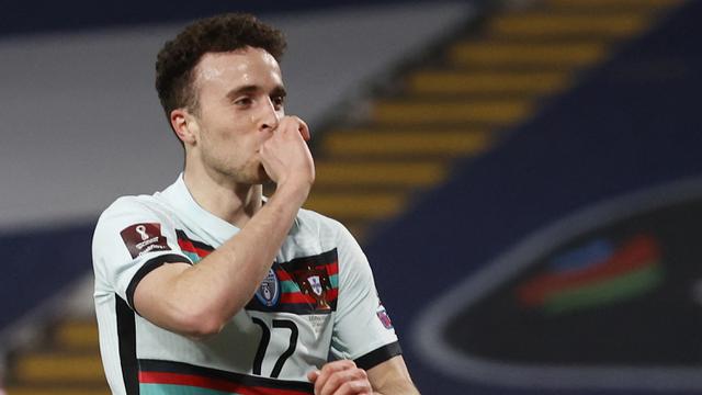 FOTO: Diogo Jota Cetak Brace, Portugal Ditahan Imbang Serbia 2-2 - Diogo Jota