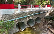 TNI Selesaikan Pembangunan Jembatan Armco Nias Utara, Akses Warga Kian Lancar