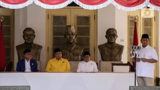 Golkar PAN PKB Dukung Prabowo Subianto