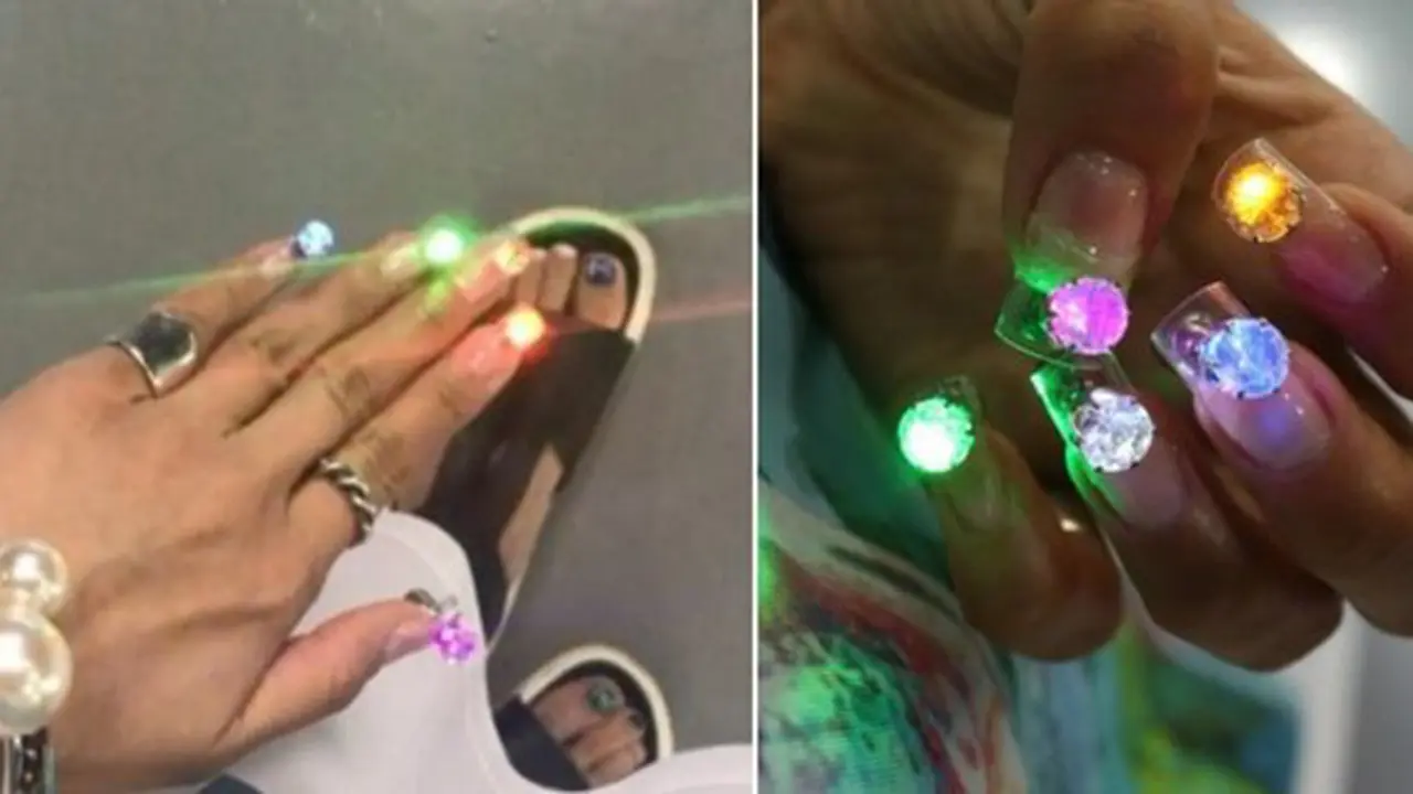 Nail art LED super nyentrik/copyright: instagram/nail_unistella