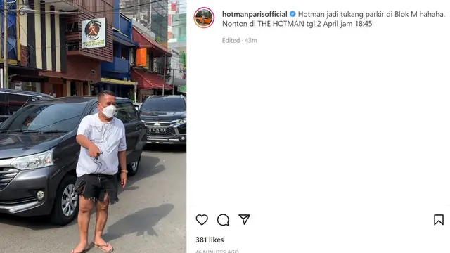Hotman Paris (Foto: Instagram/@hotmanparisofficial)