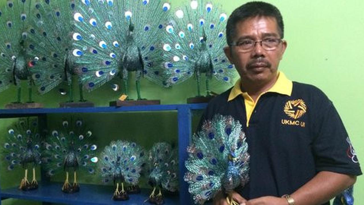 Di tangan pria Magelang ini, kaleng bekas disulap jadi uang jutaan