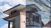 6 Potret Motor Parkir di Tempat Tak Biasa Ini Bikin Mikir