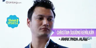 Cara Christian Sugiono mendidik anaknya yang masih kecil.