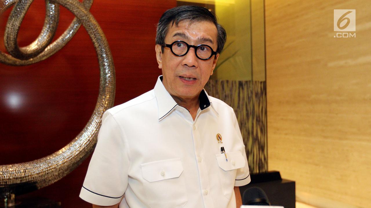 Menteri Hukum dan HAM Yasonna Laoly