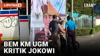 Baliho Kritikan BEM KM UGM Terhadap Jokowi Kini Sudah Dibersihkan Petugas