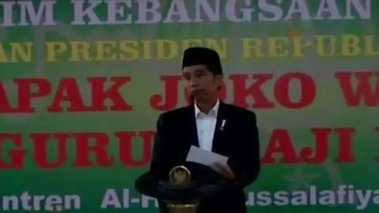 Jokowi Hadiri Isra Miraj di Purwakarta