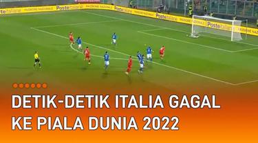 Kejutan hadir pada laga semifinal jalur C play-off kualifikasi Piala Dunia 2022 zona Eropa. Italia takluk atas Makedonia Utara pada laga Jumat (25/3/2022).