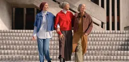 Dari kombinasi cream dan cokelat hingga dusty pink dan abu-abu, ada banyak pilihan warna yang bisa dicoba untuk tampilan sehari-hari. (Foto/Dok: UNIQLO.com.id)