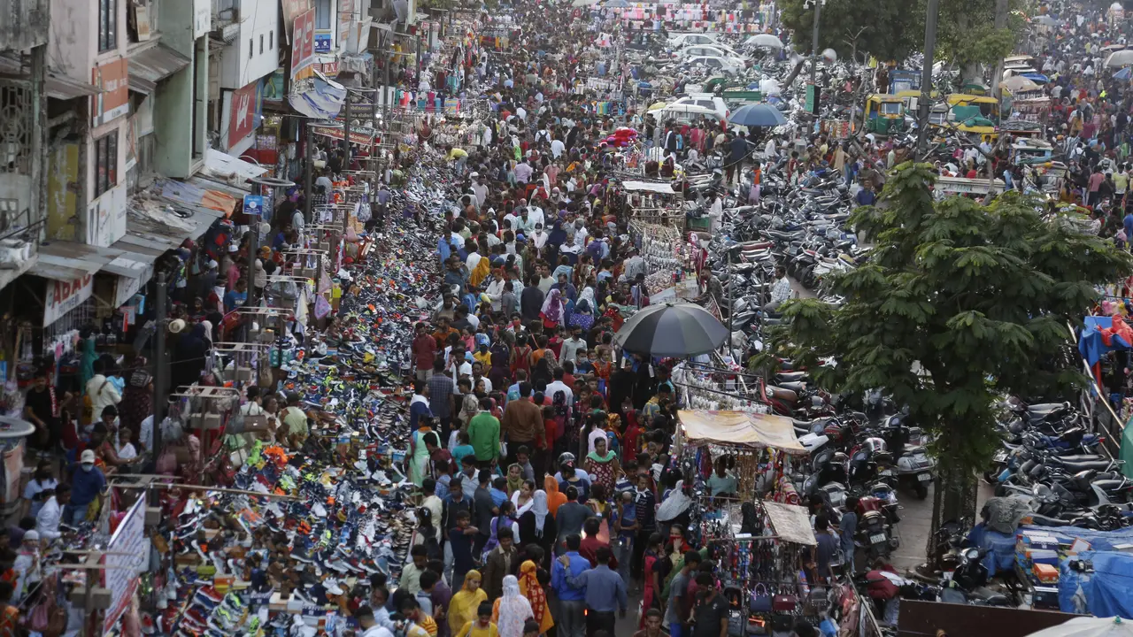 Begini Suasana Pasar di India yang Ramai Jelang Festival Diwali
