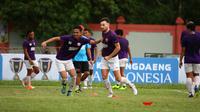 PSM dalam sesi latihan. (Bola.com/Abdi Satria)