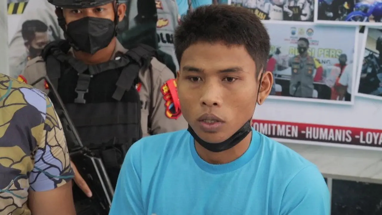 Pelaku pemalakan brutal di depan Alfamart di Comal, Pemalang (Foto: Liputan6.com/Polres Pemalang)
