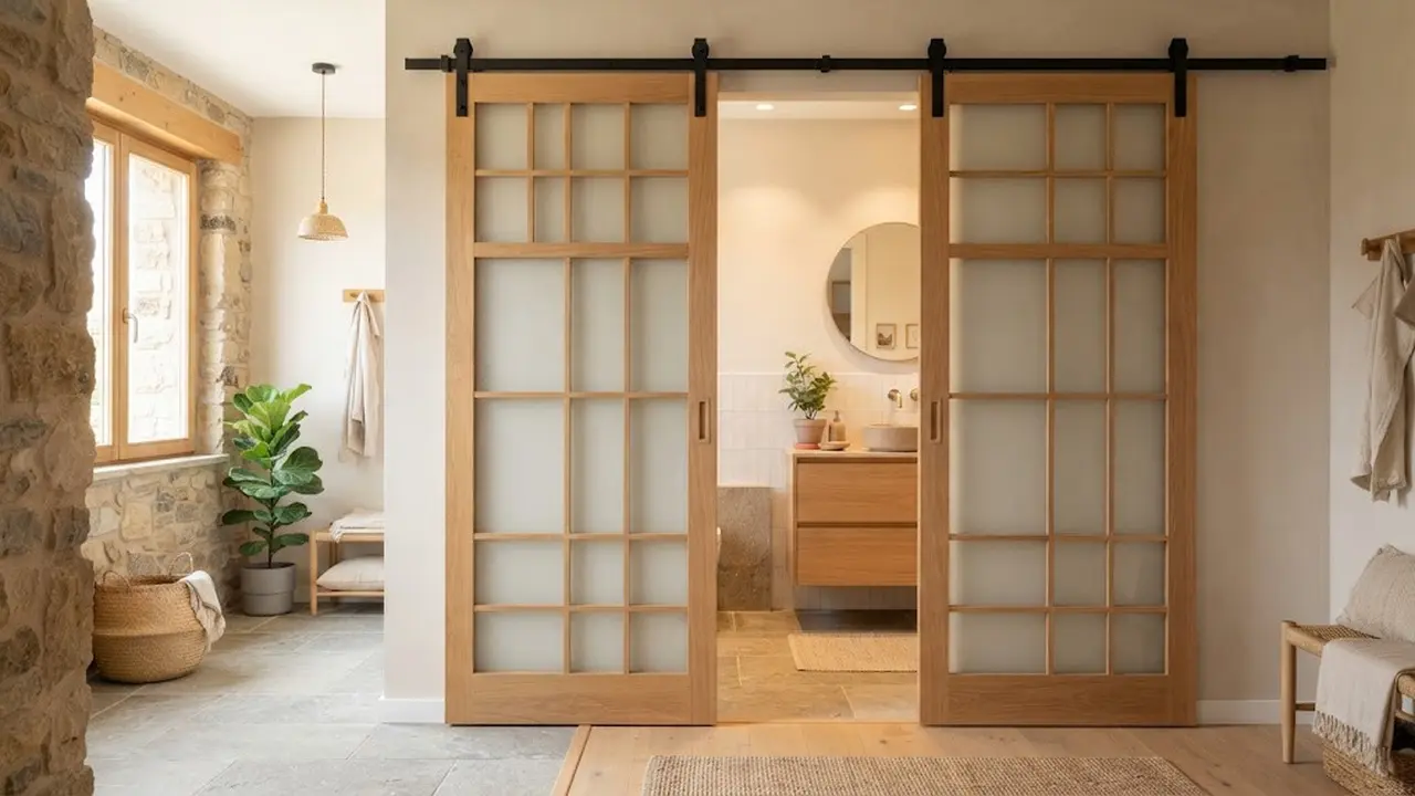 Inspirasi Pintu Sliding Kamar Mandi