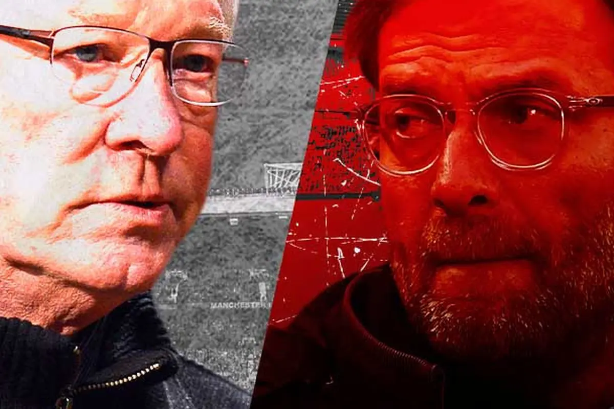 Ilustrasi - Sir Alex Ferguson dan Jurgen Klopp
