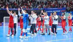 Timnas Futsal Indonesia berhasil melumat Korea Selatan dengan skor 5-0 pada laga pembuka Grup A Piala Asia Futsal 2026 di Indonesia Arena, Jakarta, Selasa (27/01/2026) malam WIB. (Bola.com/Bagaskara Lazuardi)