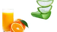 Manfaat Jus Jeruk dan Lidah Buaya untuk Kulit Anda
