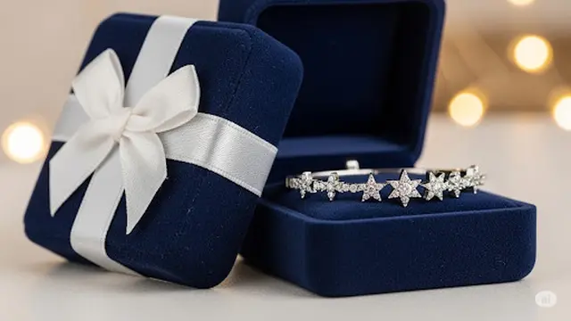 Model Gelang Terbaru Emas Putih 750 Berlian Motif 