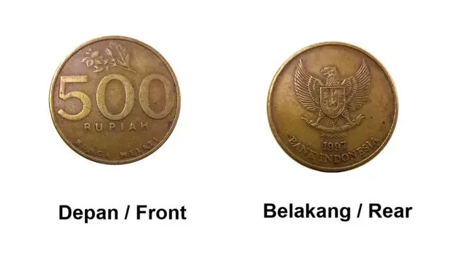 Uang Pecahan Logam Rp500 Tahun Emisi 1997/bi.go.id