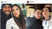 Kekasih Cirstiano Ronaldo, Georgina Rodriguez disebut mirip dengan Istri Claudir Marini, Rariana Marini. (Sumber: Instagram)
