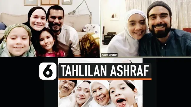 VIDEO: Tahlilan 40 Hari Meninggalnya Ashraf Sinclair Digelar Lewat Video Call