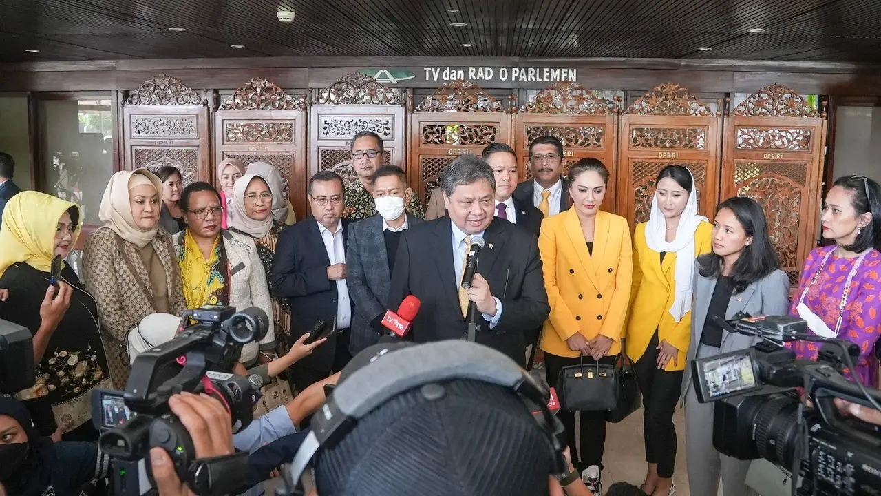Menteri Koordinator Bidang Perekonomian yang juga Ketua Umum Golkar Airlangga Hartarto