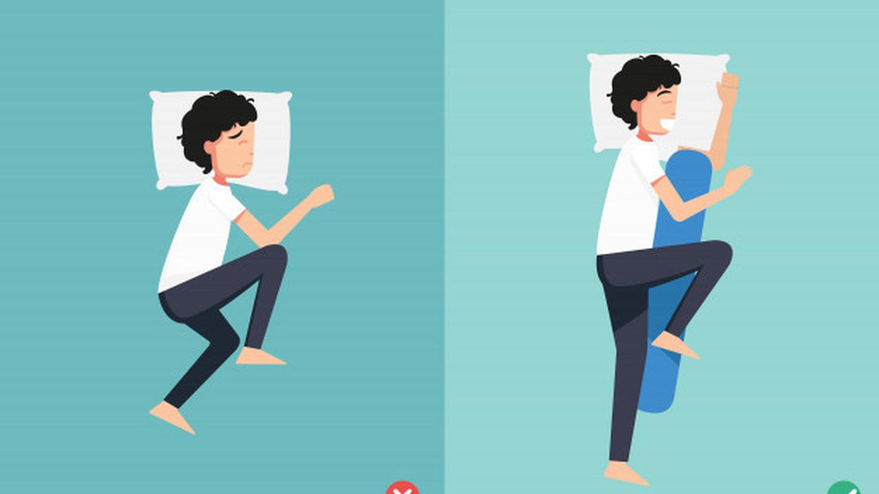 Gambar Ilustrasi Tidur Sehat Bagi Penderita Sakit PInggang