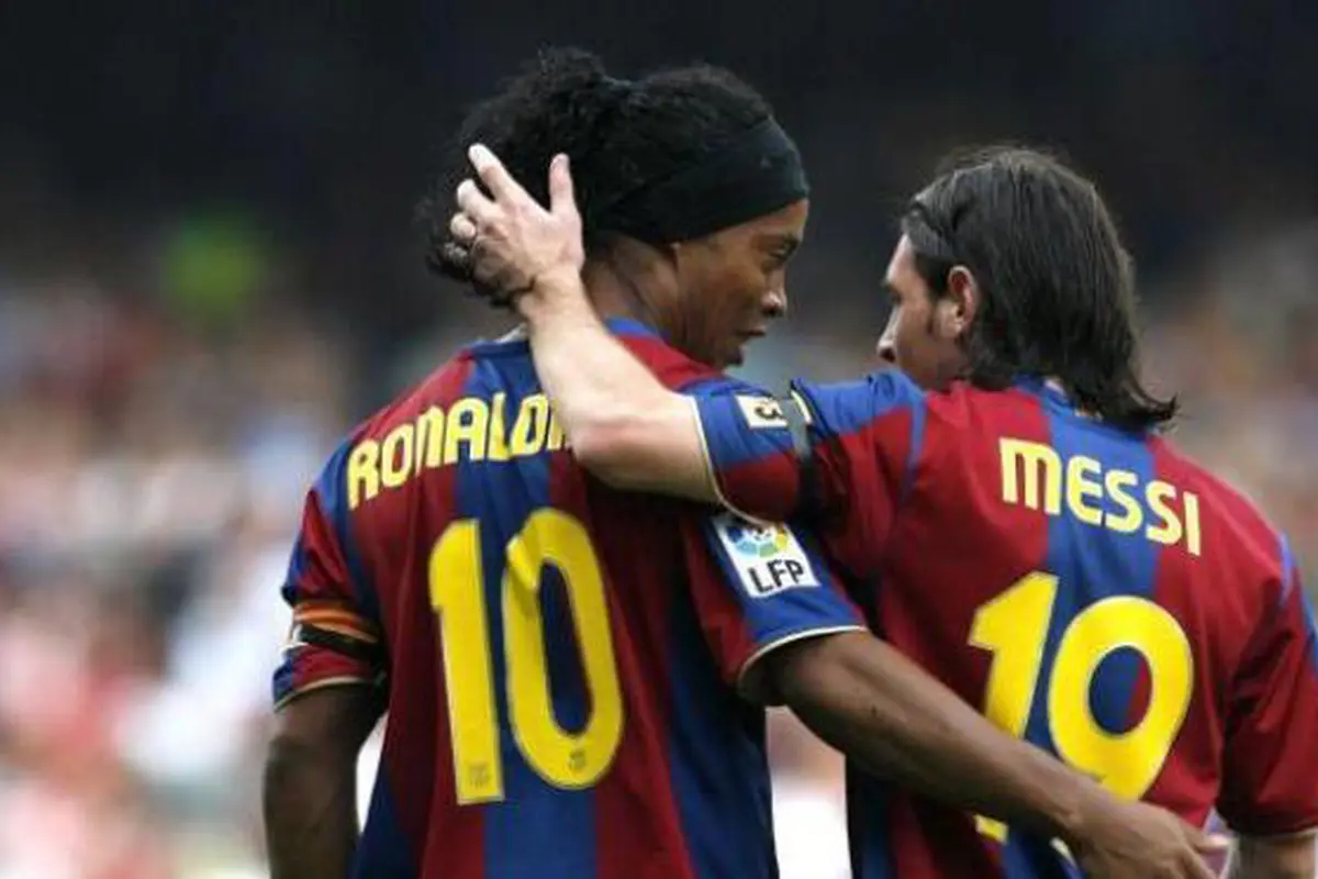 Ronaldinho dan Messi