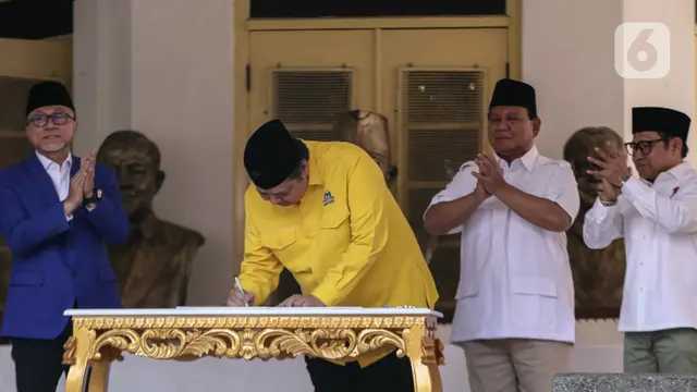 Golkar PAN PKB Dukung Prabowo Subianto