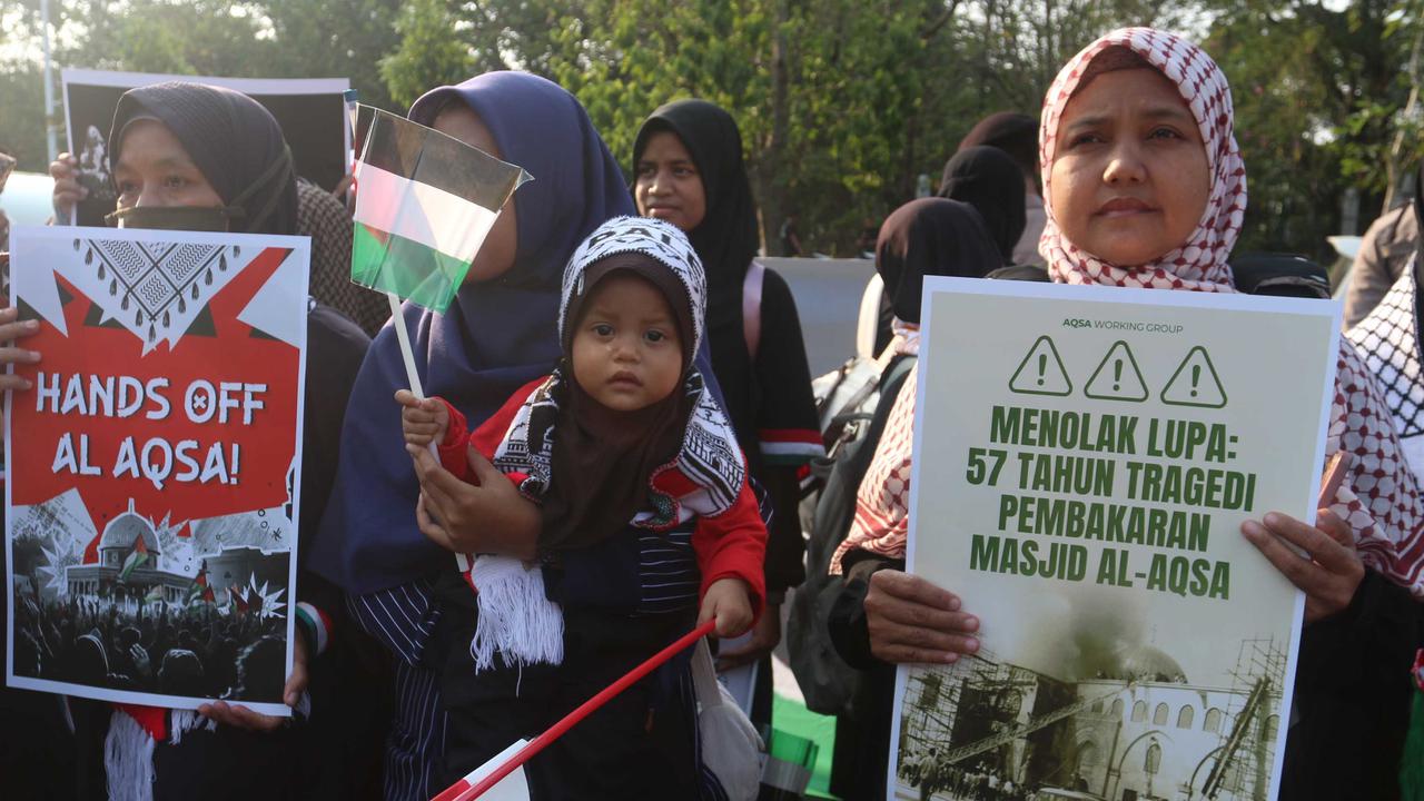 Mengenang Tragedi Al Aqsa, AWG Gelar Aksi di Depan Kedubes AS