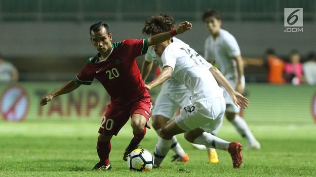 Babak Pertama, Indonesia U-23 Tertinggal 0-1 dari Korea Selatan U-23