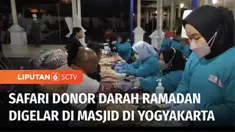 Untuk memenuhi kebutuhan darah setiap harinya, ratusan jemaah maupun warga setempat melaksanakan aksi donor darah di Masjid Gede Kauman, Kota Yogyakarta. Program Safari Donor Darah Ramadan kembali digelar oleh Yayasan Pundi Amal Peduli Kasih SCTV-Ind...