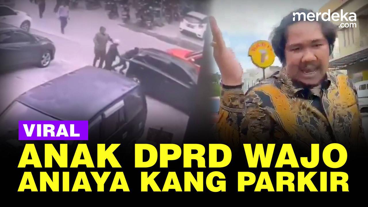 VIDEO: Viral, Diduga Anak Anggota DPRD Wajo Aniaya Tukang Parkir