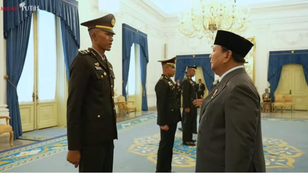 Pelantikan perwiran TNI-Polri 2025